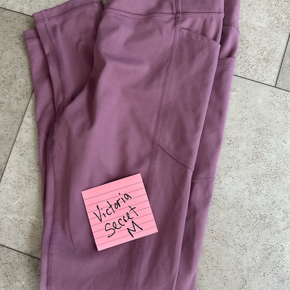 Victoria's Secret Dusty Rose Kids Leggings with Side Pocket